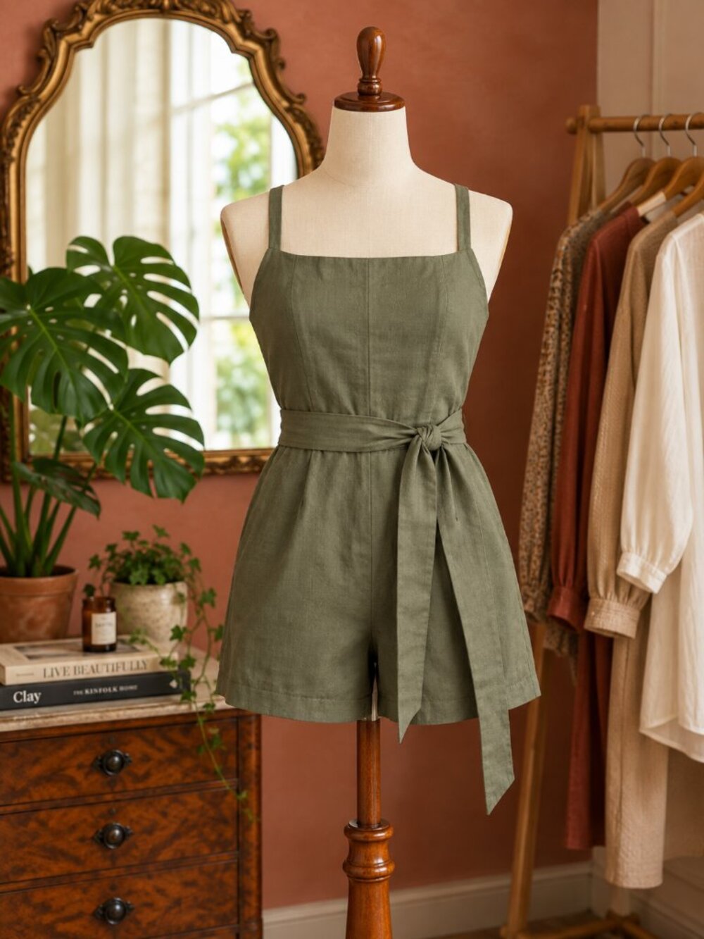 Guess Olive Green Jacket with Black Label